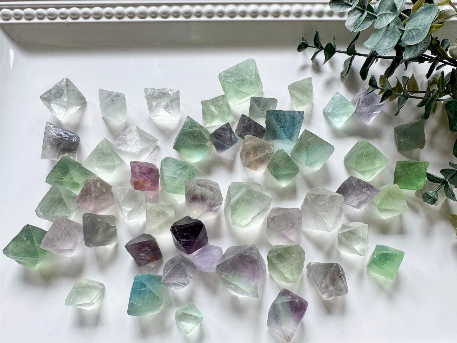 Fluorite (Rainbow) Octahedron