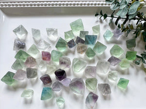Fluorite (Rainbow) Octahedron
