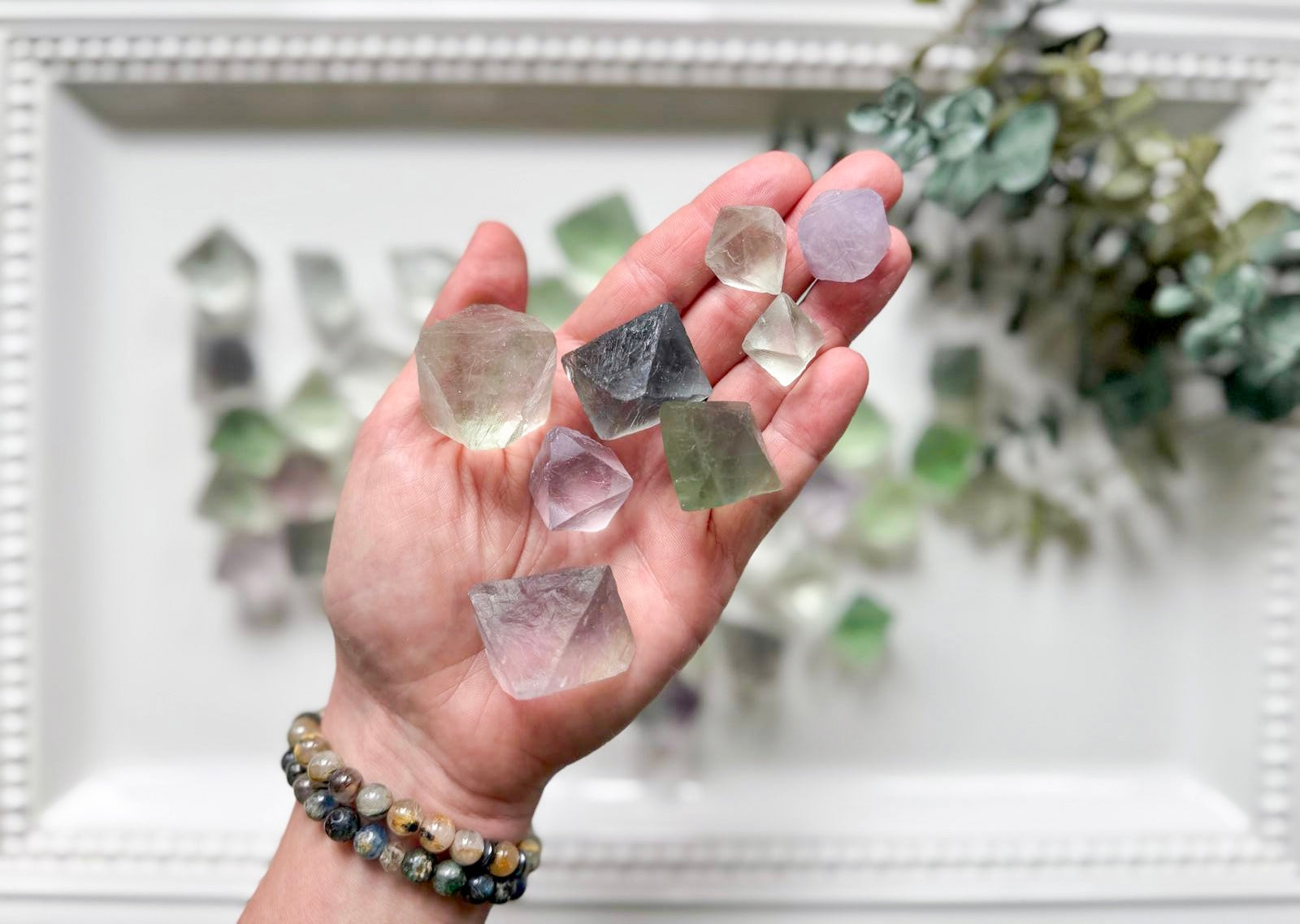 Fluorite (Rainbow) Octahedron