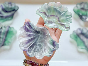 Fluorite Seashell Dish