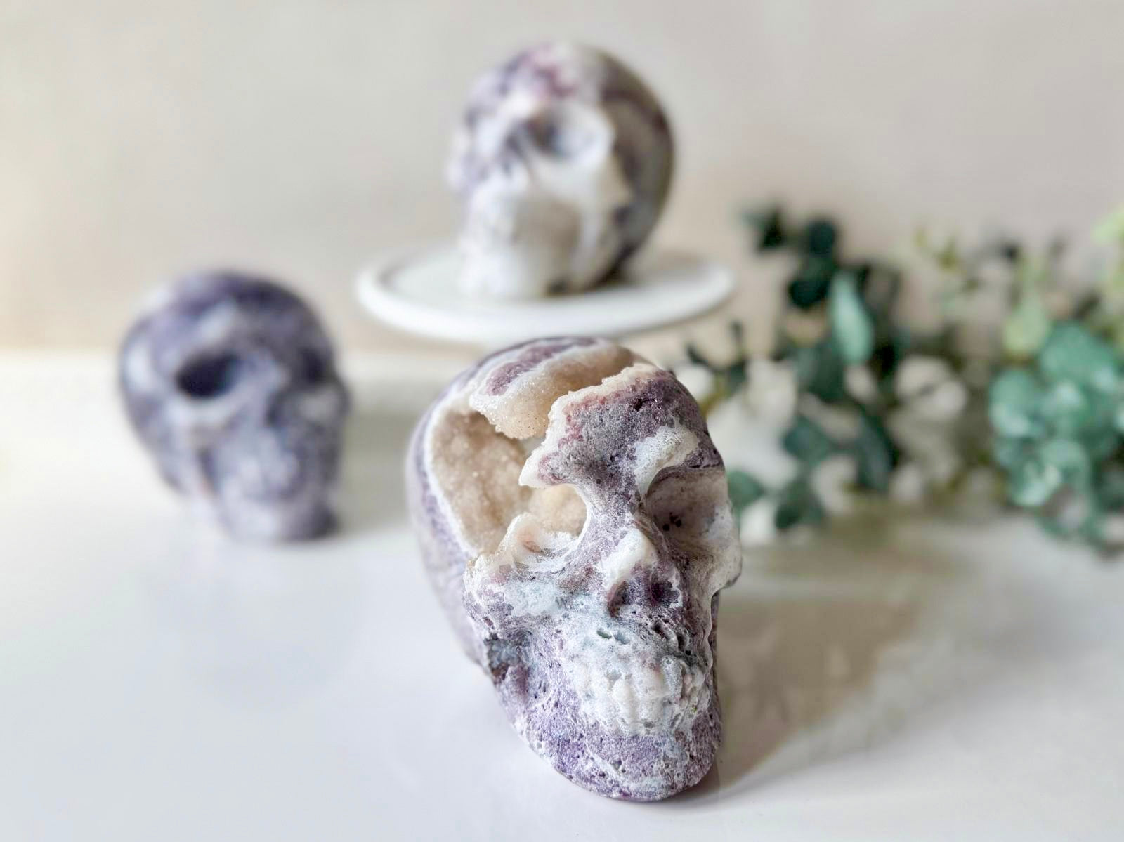 Fluorite Sphalerite Skull