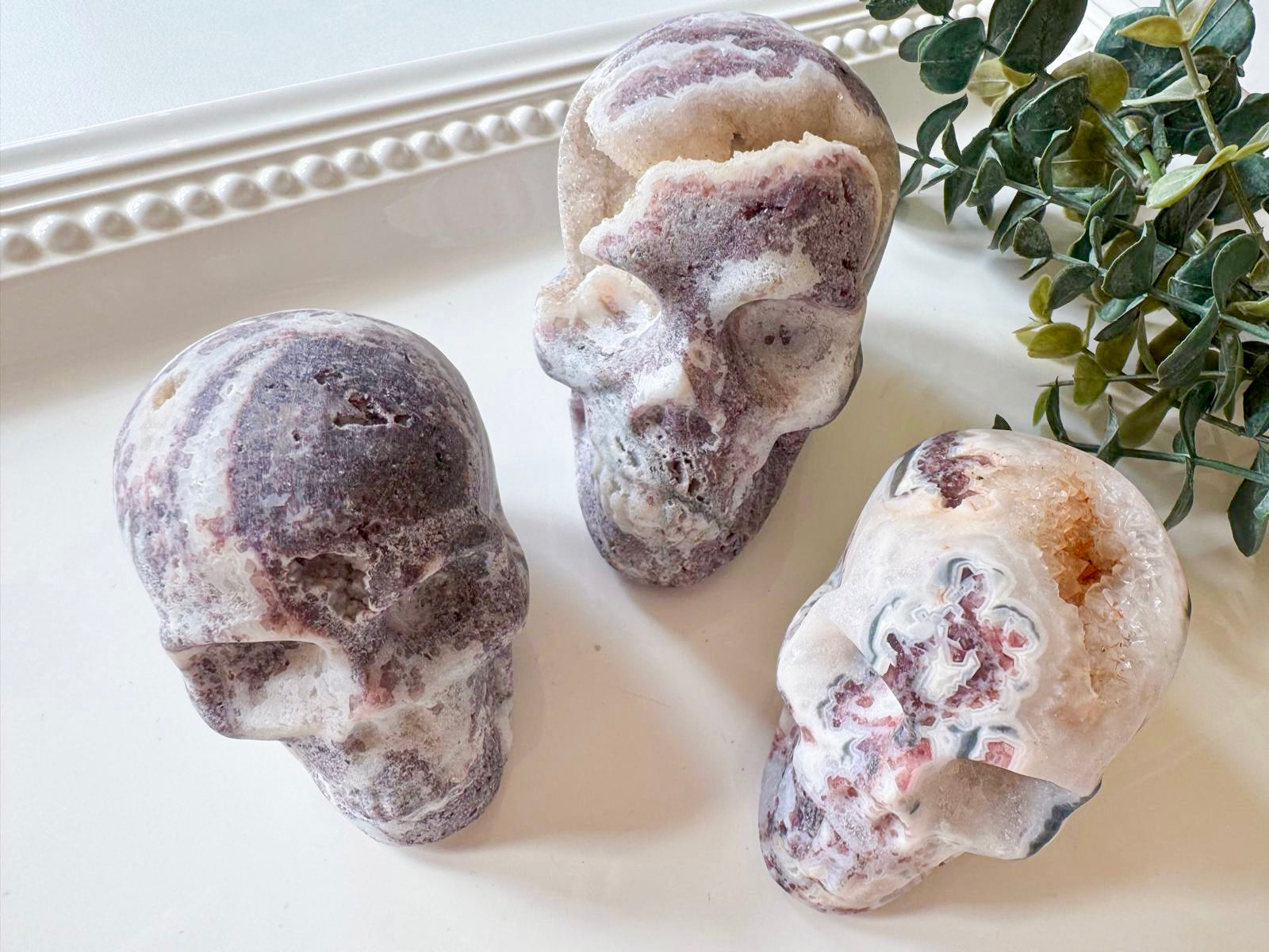 Fluorite Sphalerite Skull
