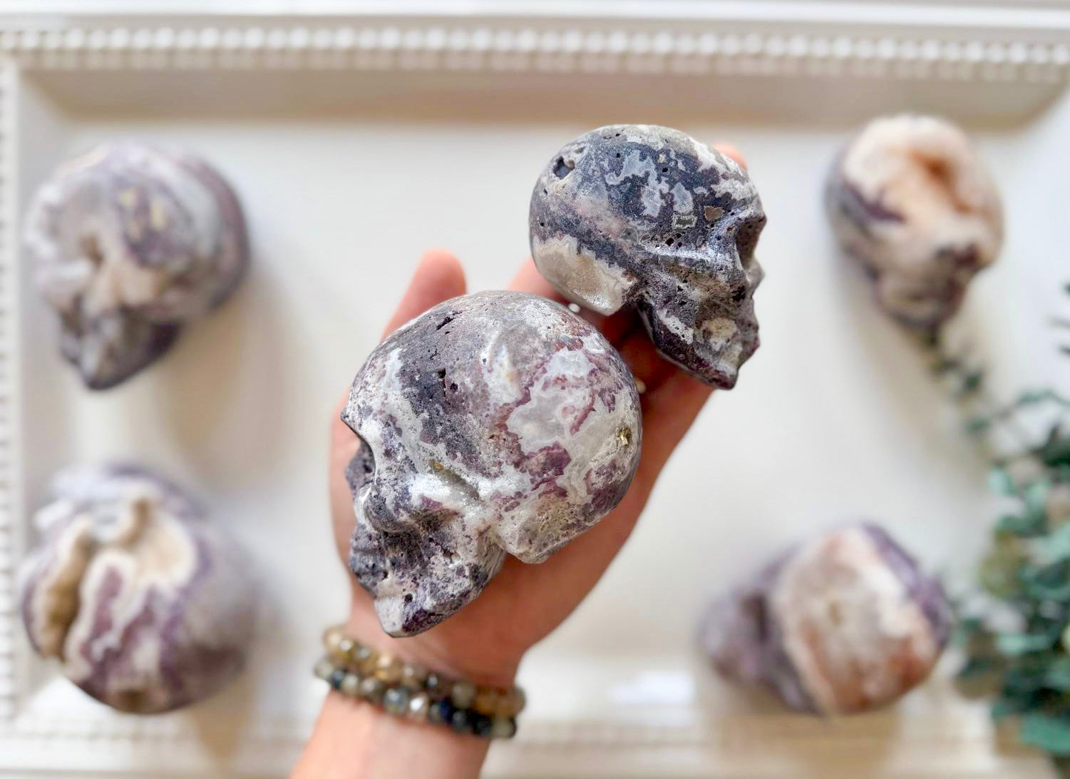Fluorite Sphalerite Skull