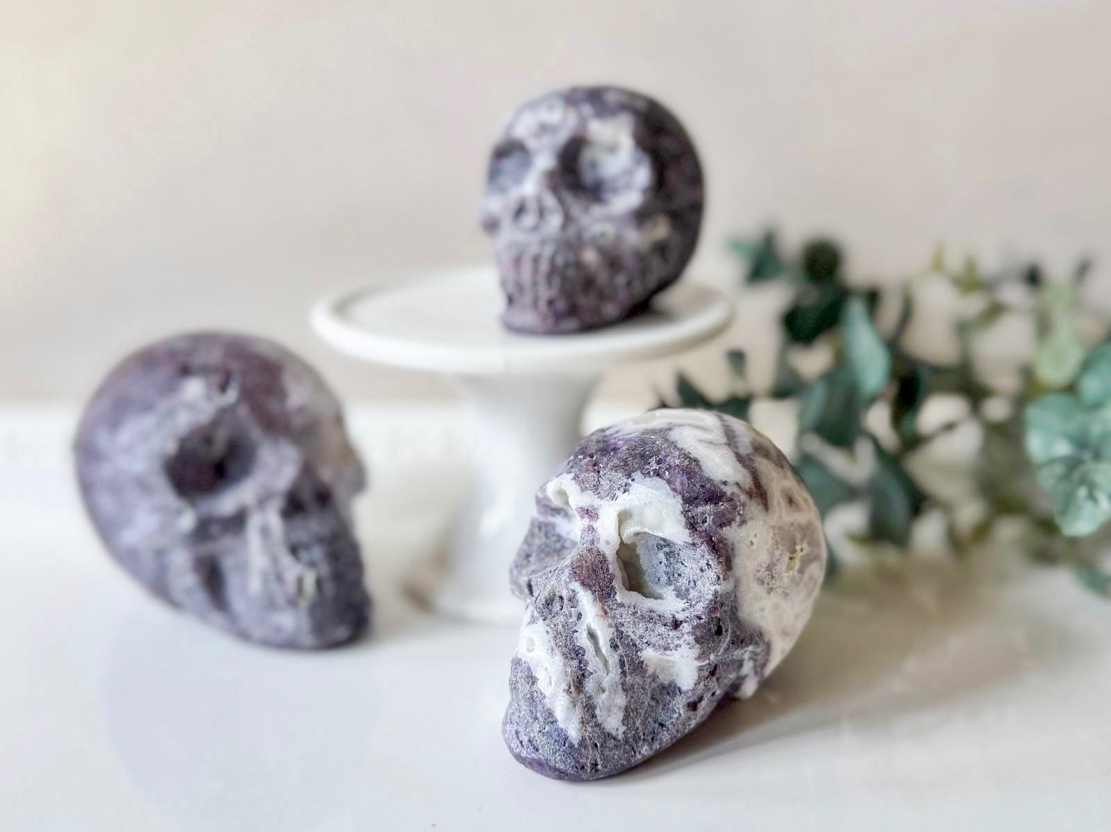 Fluorite Sphalerite Skull