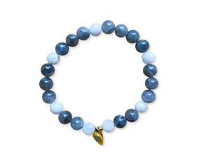 Friendship Bracelets || Labradorite & Rainbow Moonstone || Gold Magnetic Heart || Reiki Infused