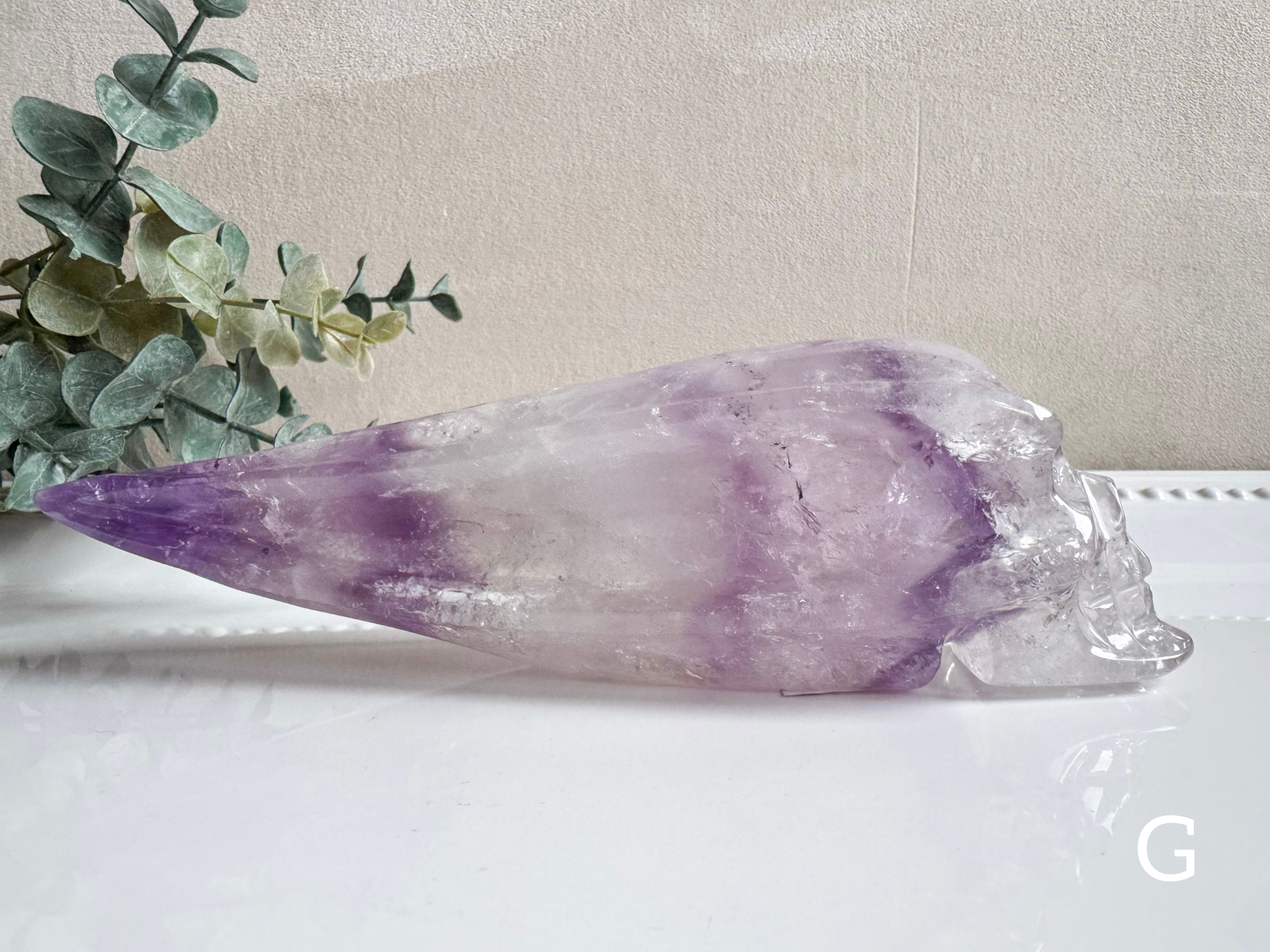 Phantom Amethyst Traveler Skull || Brazil || Pitico