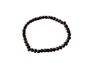 Garnet Faceted Bracelet