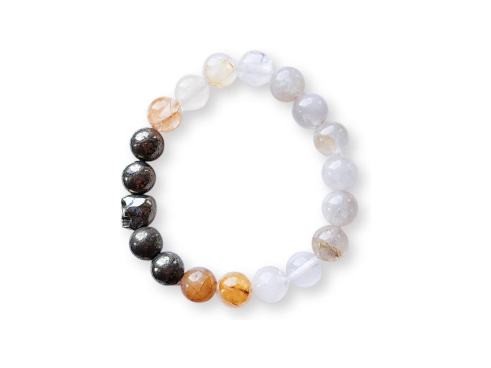 Golden Healer & Pyrite Bracelet || Reiki Infused