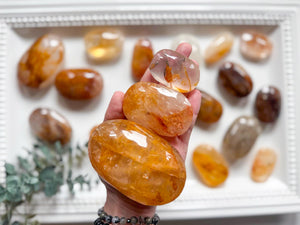 Golden Healer Palm Stone