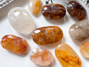 Golden Healer Palm Stone