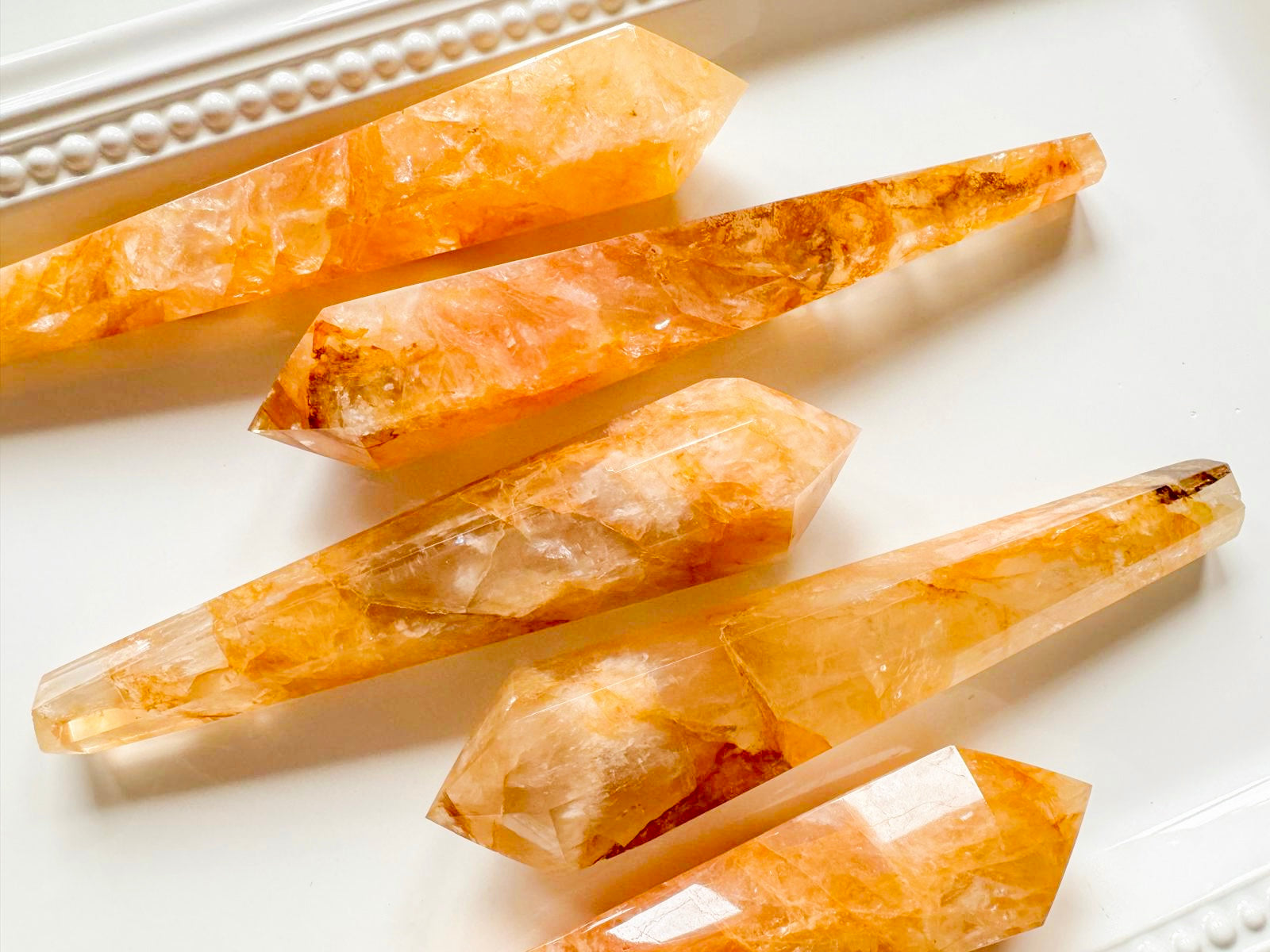 Golden Healer Quartz Cut Base Wand
