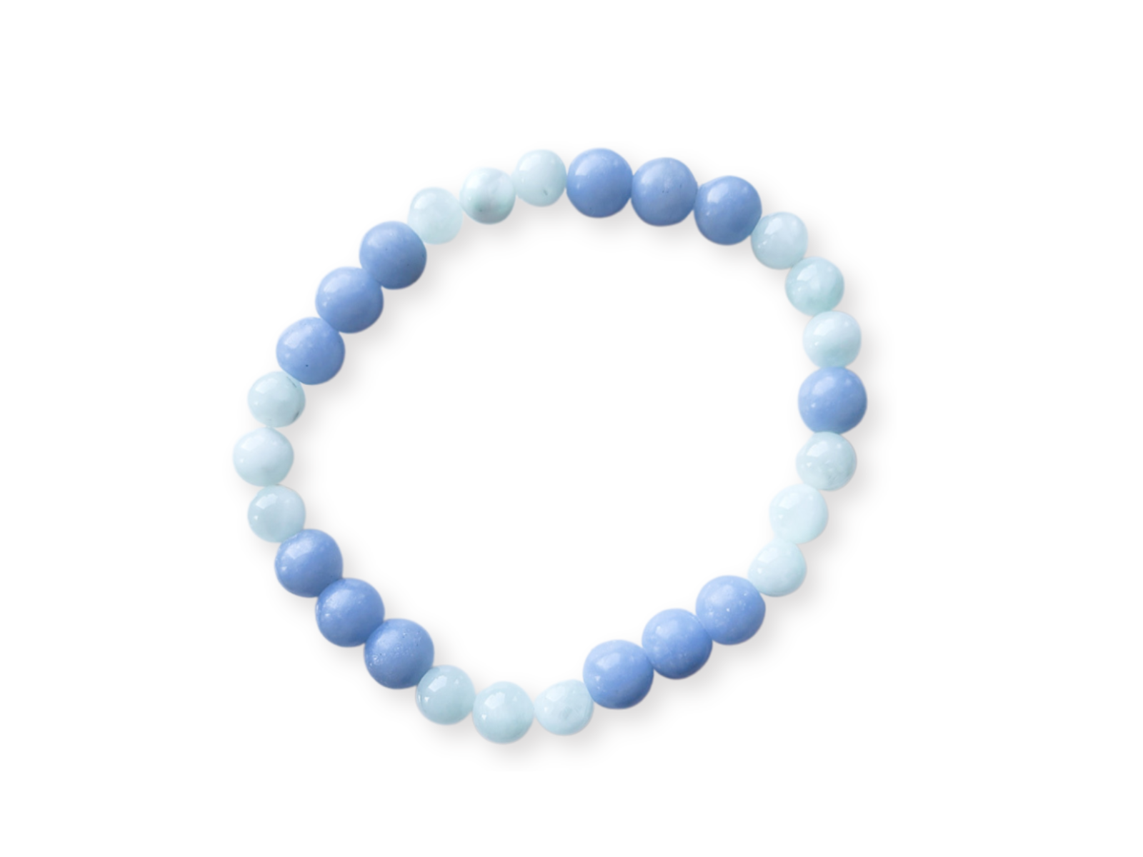 Green Angelite & Blue Angelite Bracelet || Reiki Infused