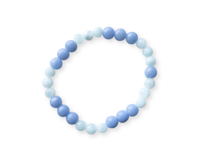 Green Angelite & Blue Angelite Bracelet || Reiki Infused
