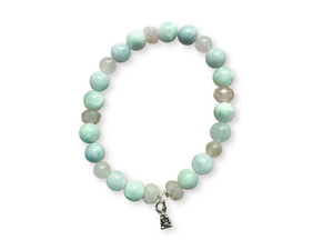 Green Angelite, Rose Quartz & Aquamarine || Reiki Infused