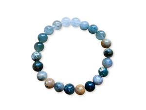Green Quartz & Ocean Jasper || Boho Style || Reiki Infused