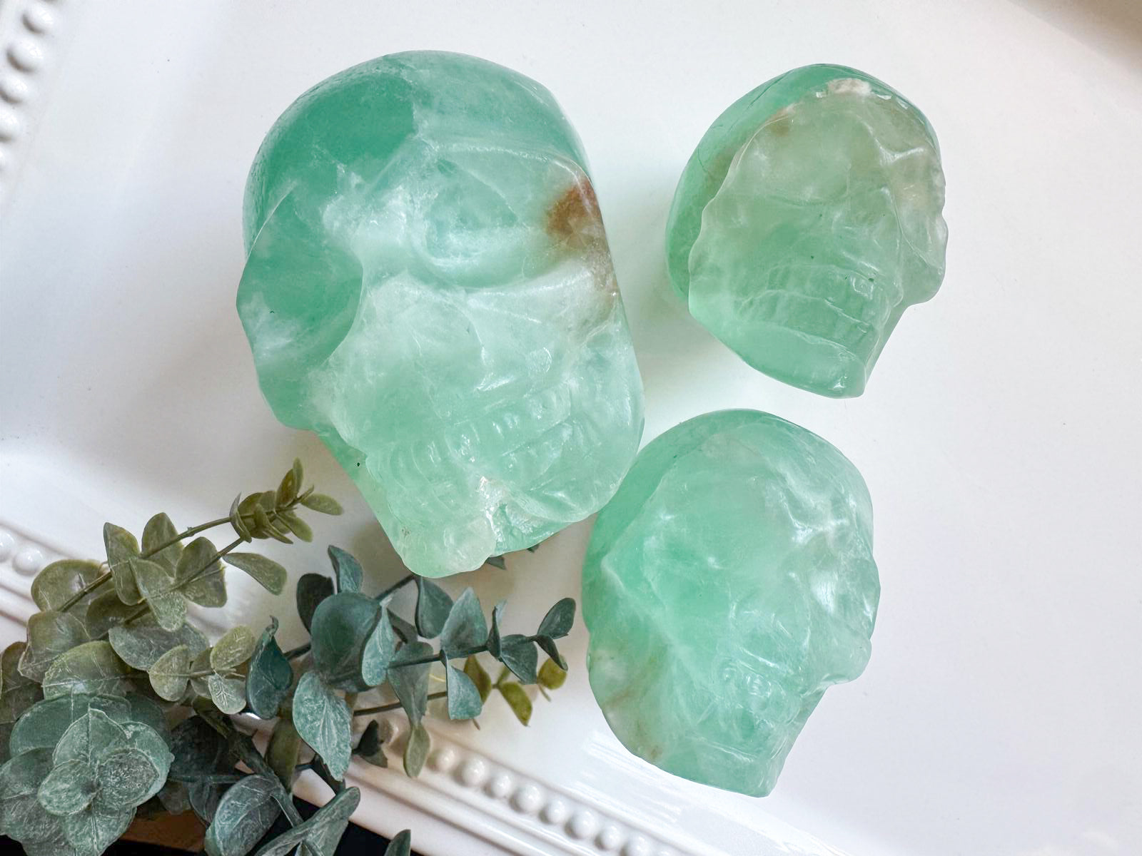Green Fluorite Skull || Special Buy!