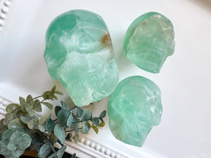 Green Fluorite Skull || Special Buy!