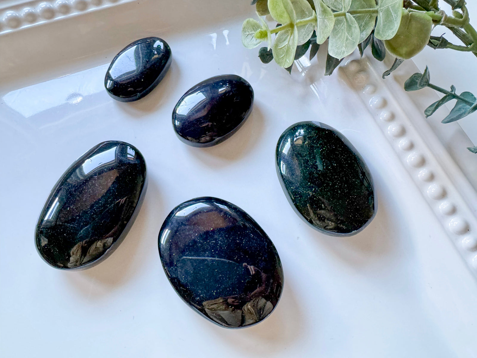 Green Goldstone Palms