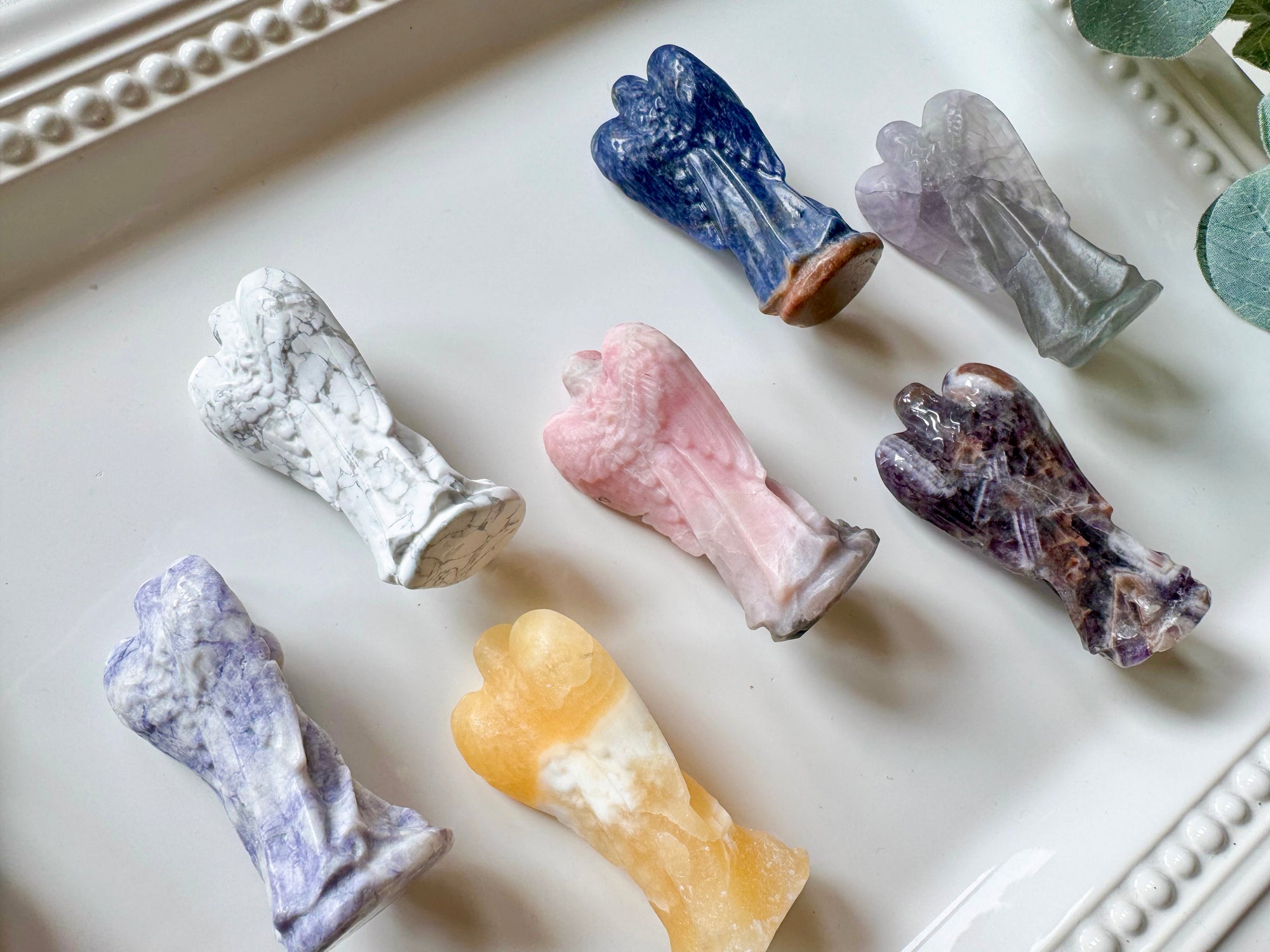 Guardian Angel Crystal Carving || 3"