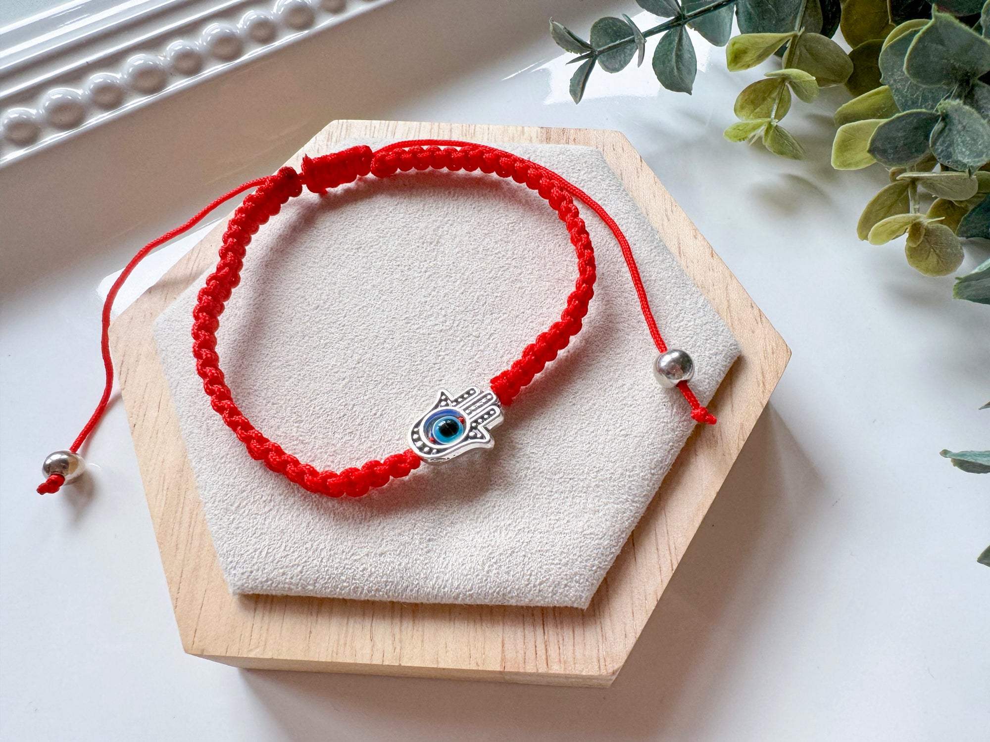 Hamsa Adjustable Cord Bracelet