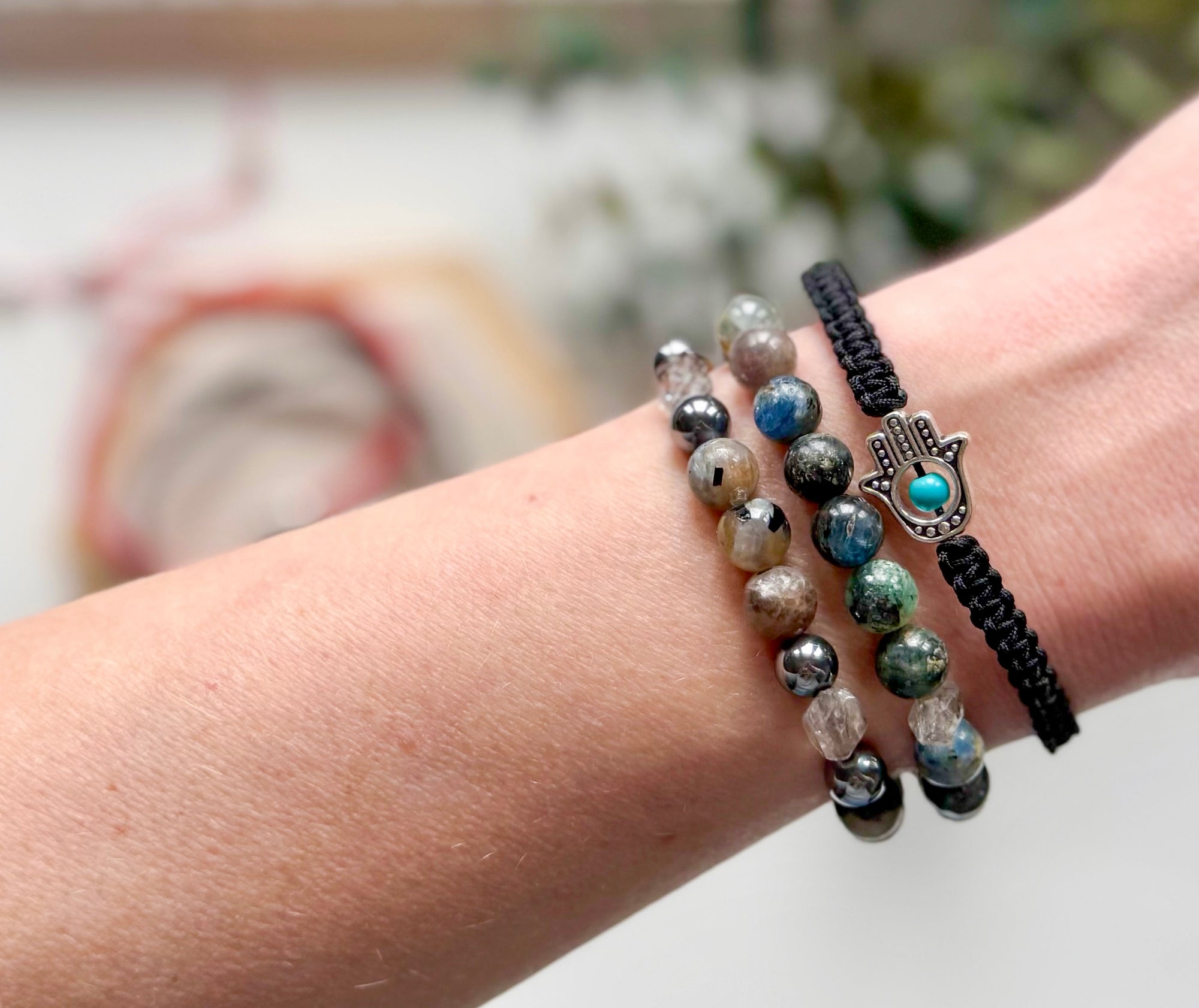 Hamsa Adjustable Cord Bracelet