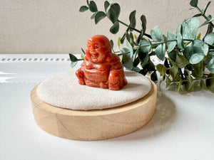 Happy Buddha Crystal Carving || 1.5"