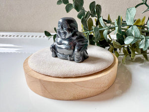 Happy Buddha Crystal Carving || 1.5"