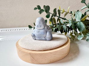 Happy Buddha Crystal Carving || 1.5"