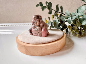 Happy Buddha Crystal Carving || 1.5"