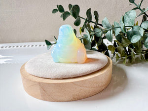 Happy Buddha Crystal Carving || 1.5"