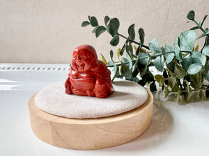 Happy Buddha Crystal Carving || 1.5"