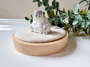 Happy Buddha Crystal Carving || 1.5"
