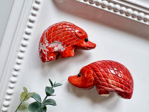 Hedgehog Crystal Carving