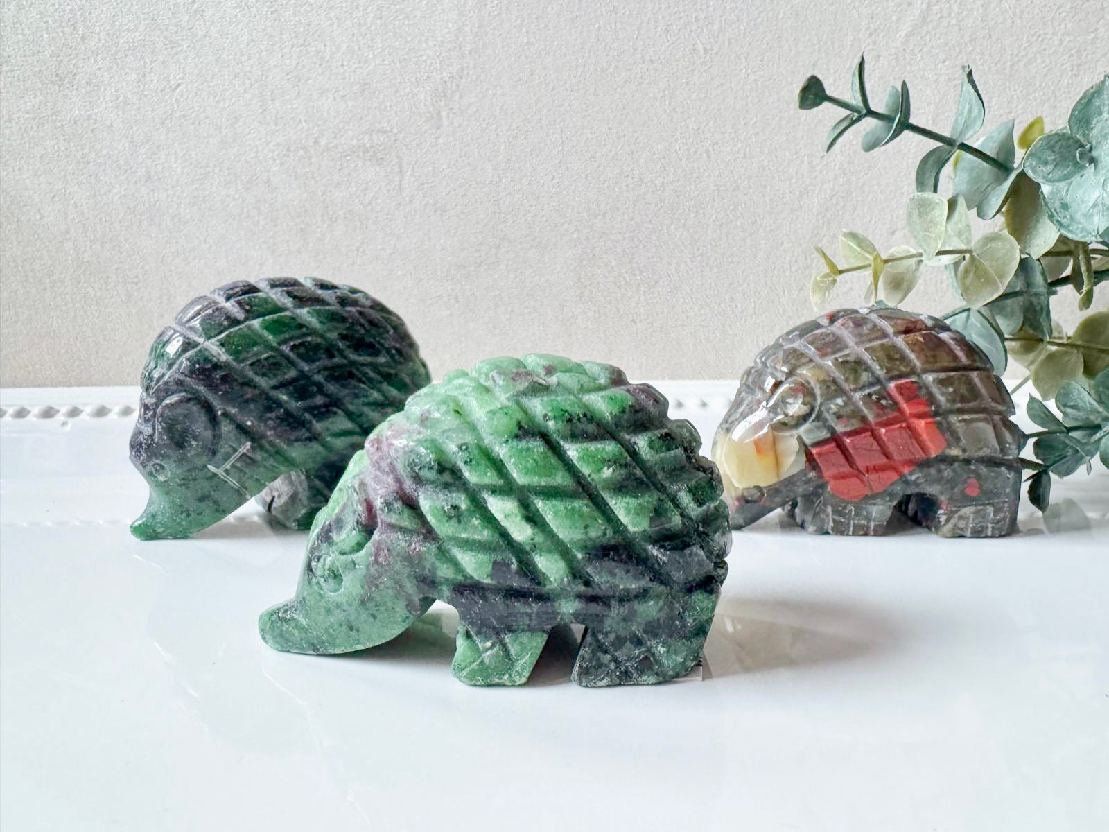 Hedgehog Crystal Carving