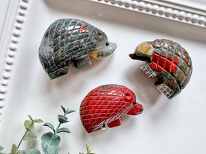 Hedgehog Crystal Carving