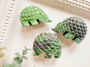 Hedgehog Crystal Carving