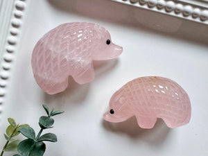 Hedgehog Crystal Carving