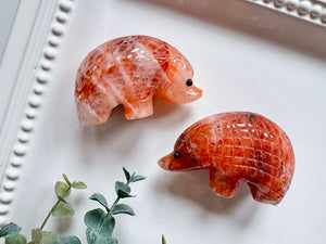 Hedgehog Crystal Carving