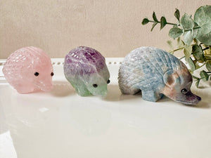 Hedgehog Crystal Carving