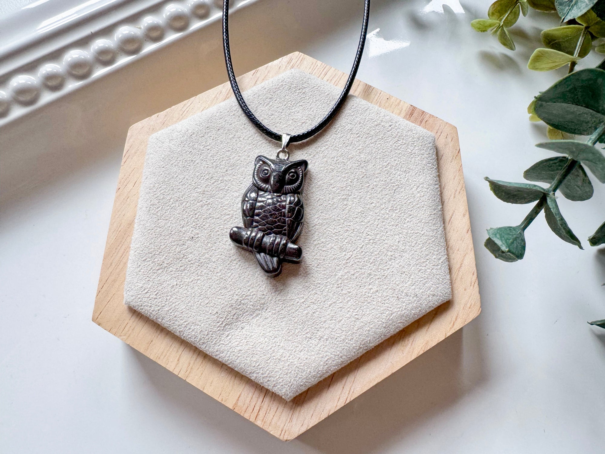Hematite Pendant Necklace
