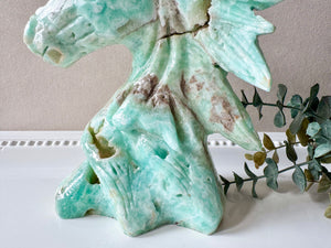 Hemimorphite Horse Carving