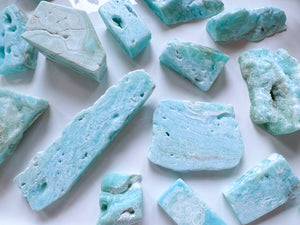 Hemimorphite Raw & Polished Free Form