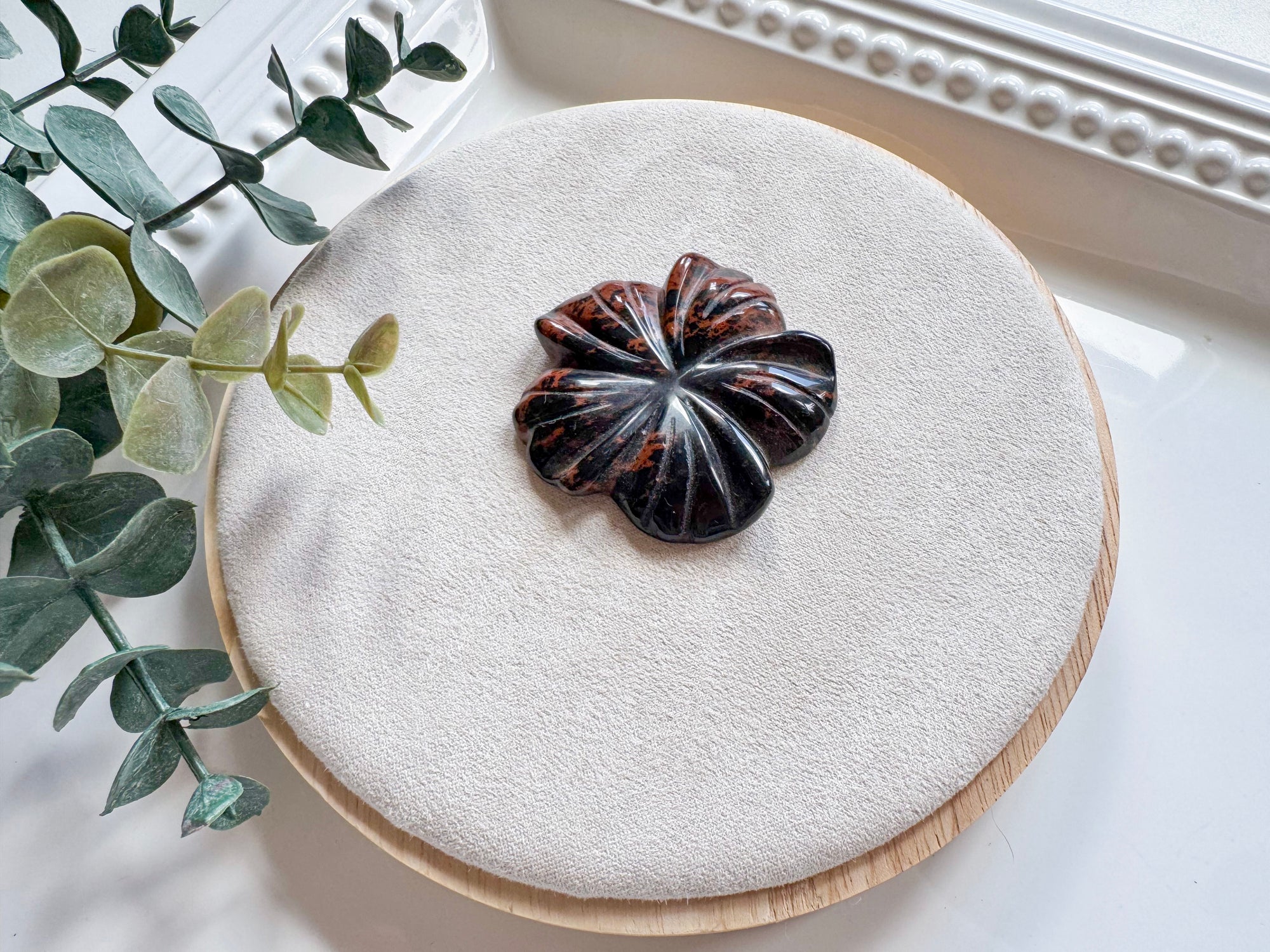 Hibiscus Blossom Crystal Carving