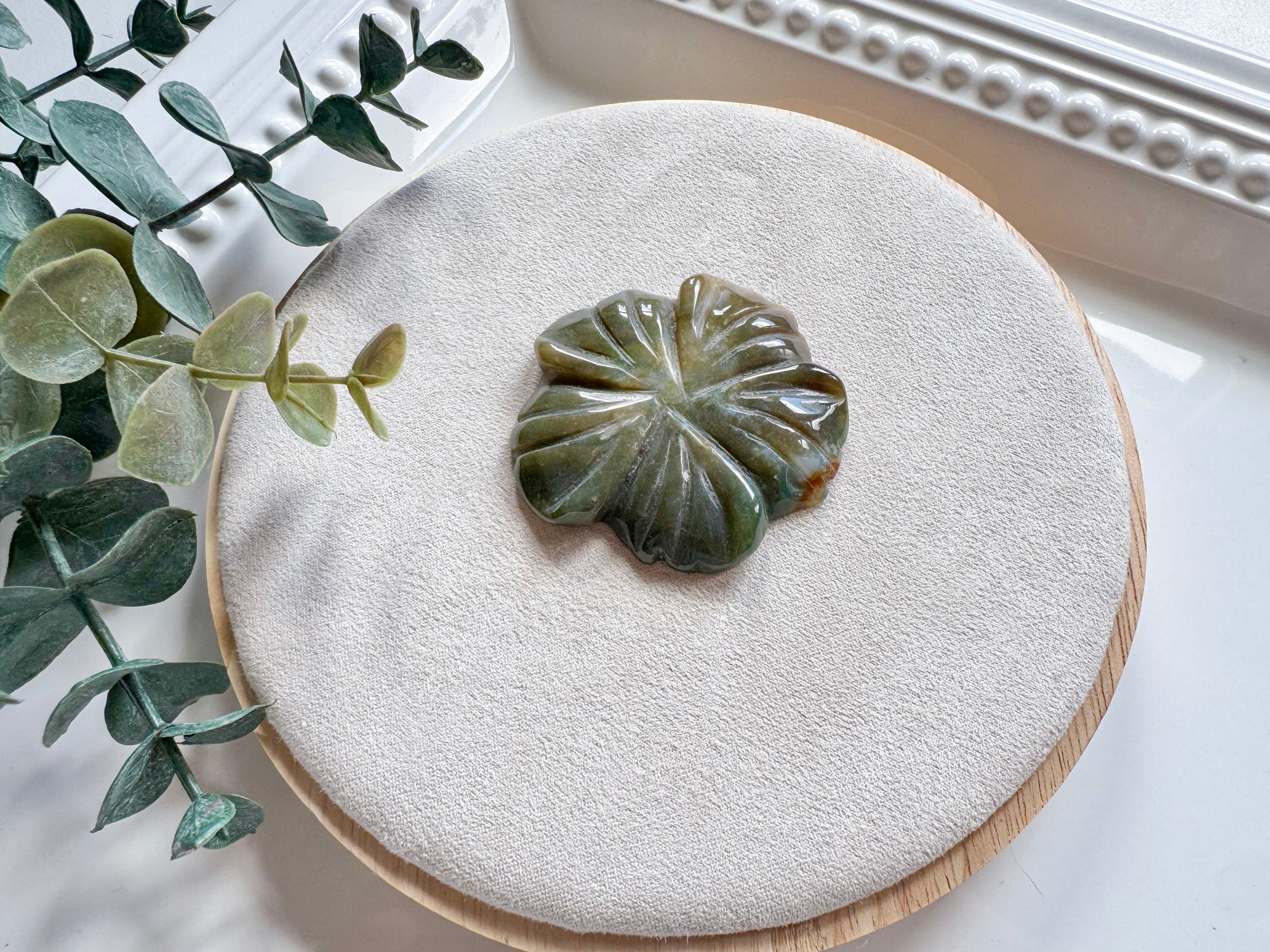Hibiscus Blossom Crystal Carving