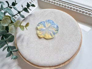 Hibiscus Blossom Crystal Carving