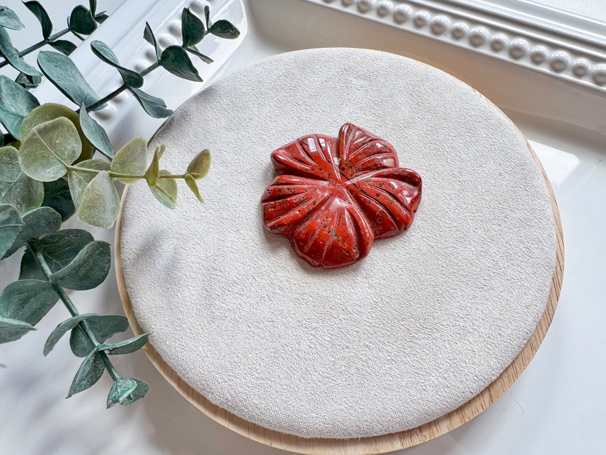 Hibiscus Blossom Crystal Carving