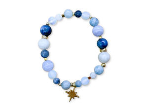 Holiday Collection || Blue Winter Bracelet || Reiki Infused