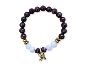Holiday Collection || Garnet & Rainbow Moonstone || Reiki Infused