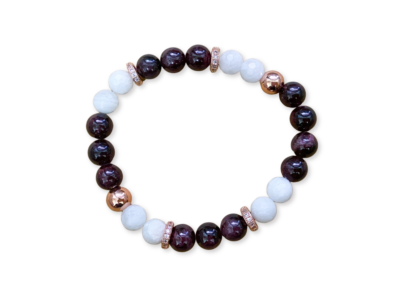 Holiday Collection || Garnet, Rainbow Moonstone & Copper || Reiki Infused