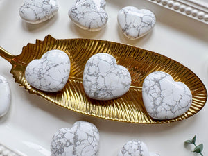 Howlite Heart